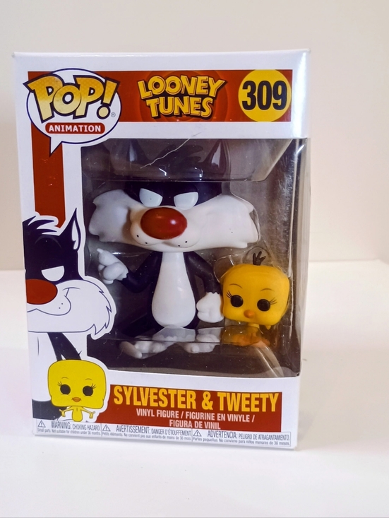 Funko Other - Funko Pop! Looney Tunes Back-Of-Box Art - Red, Yellow, Black